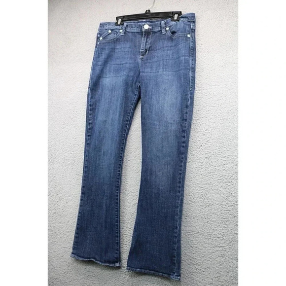 Women's Rock & Republic Kasandra Blue Jeans-Size 16M-Distressed - Picture 1 of 11